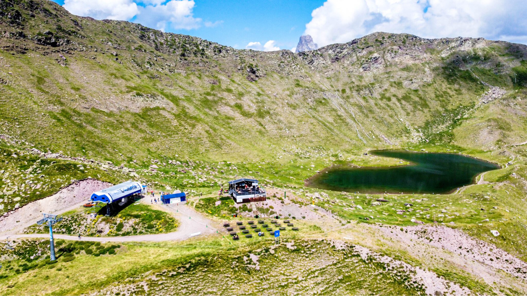 Astún en verano: Estacion astun